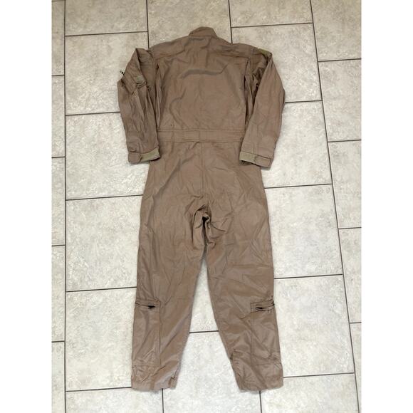 Air Force Pilot Coveralls Jumpsuit Flyers CWU-27/P Military beige 42L - Picture 6 of 6